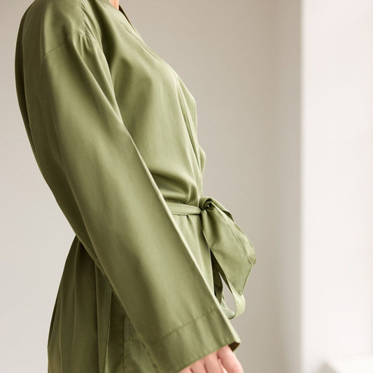 Bamboo Cotton Bathrobe