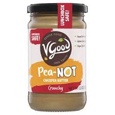 C&P VGood Pea-NOT Chickpea Butter Crunchy 310gm
