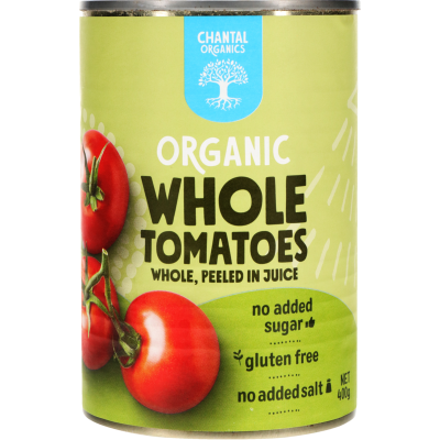 Chantal Tomatoes Whole Peeled 400gm