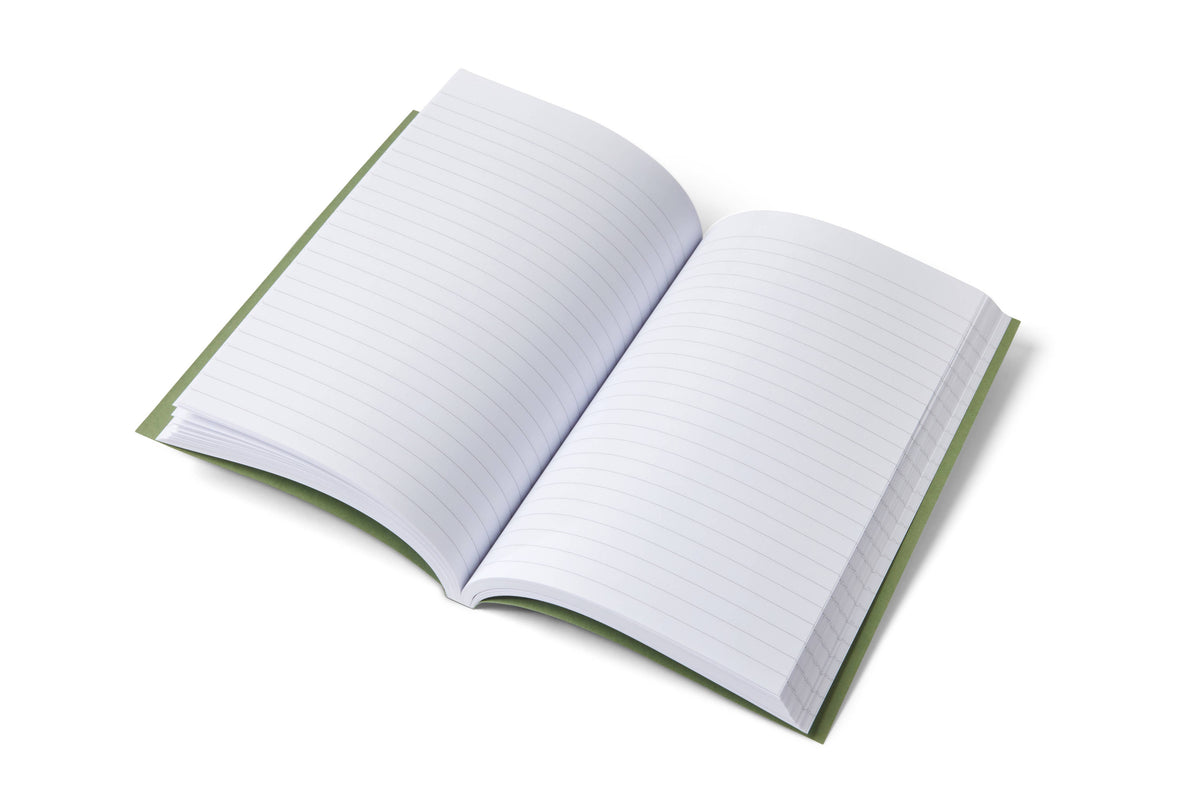 LSW London A5 Lined Notebook – Green