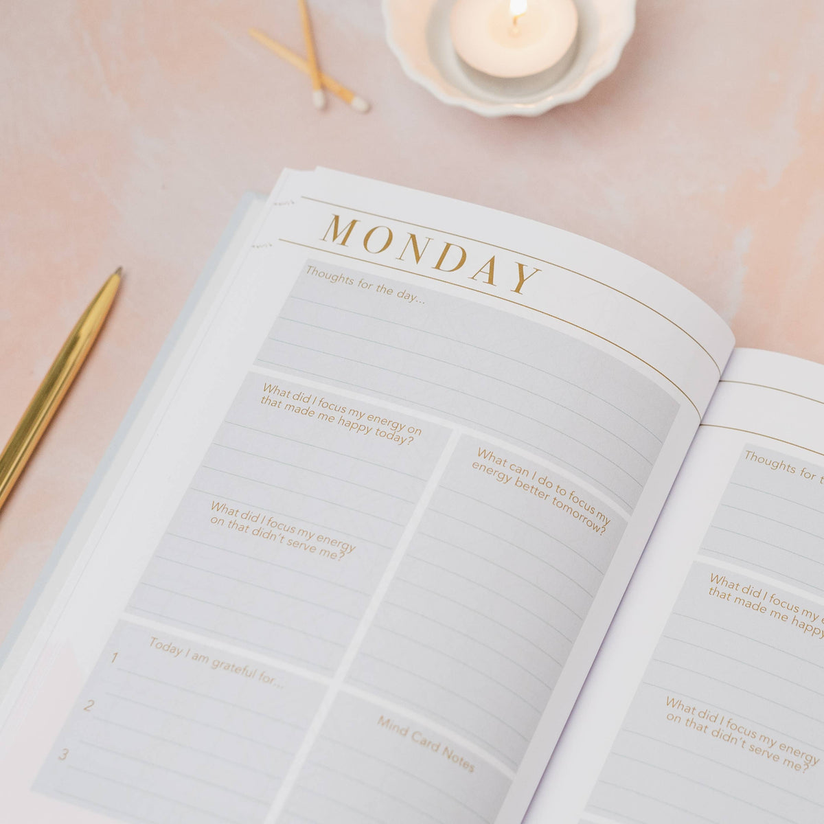 LSW London Mind Notes – Wellbeing & Gratitude Journal