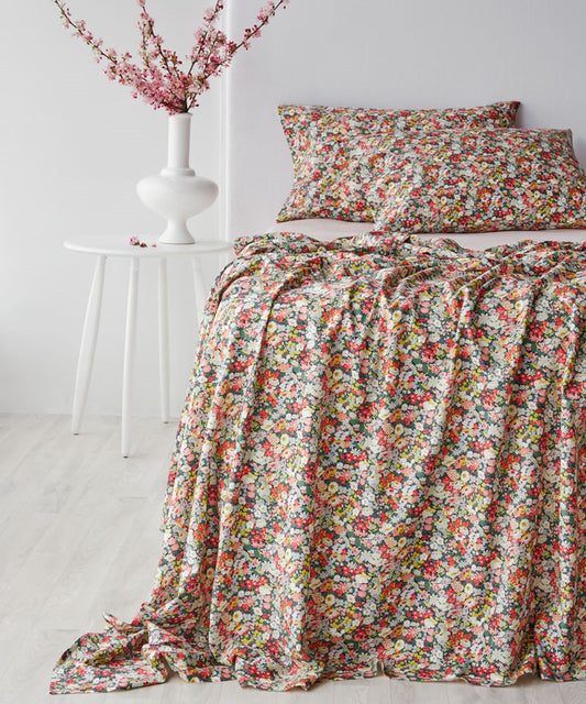 Pillowcase Made with Liberty Fabric
