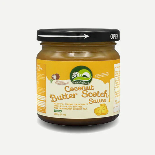 Natures Charm Coconut Based Butterscotch Sauce 200gm