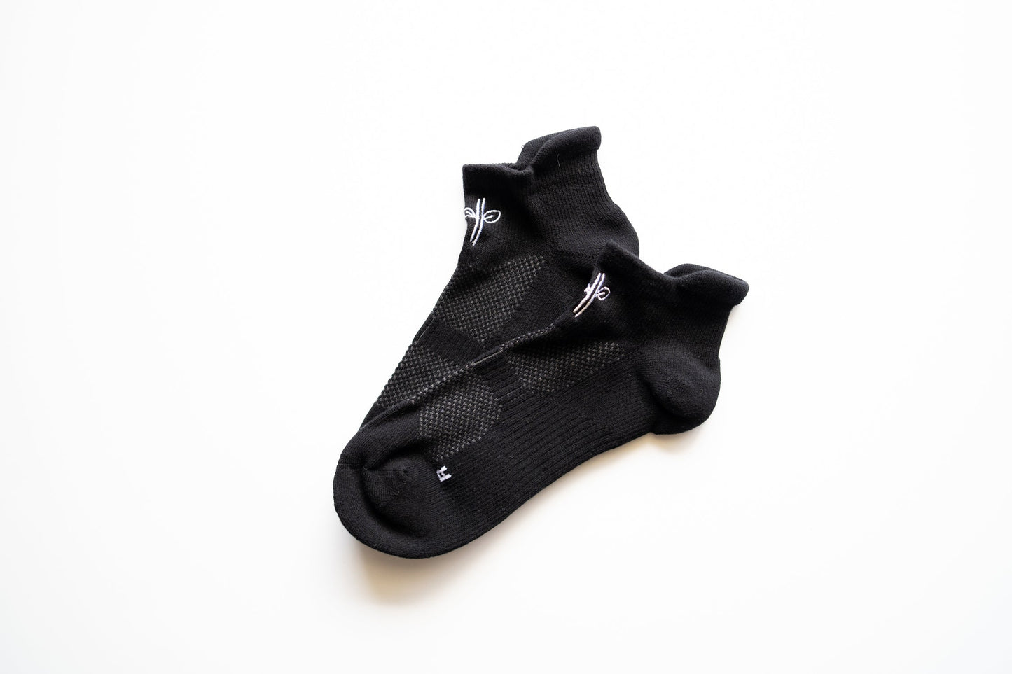 Organic Cotton Ankle Sock - Ebony