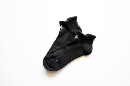 Organic Cotton Ankle Sock - Ebony