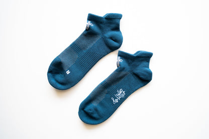 Organic Cotton Ankle Sock - Cobalt