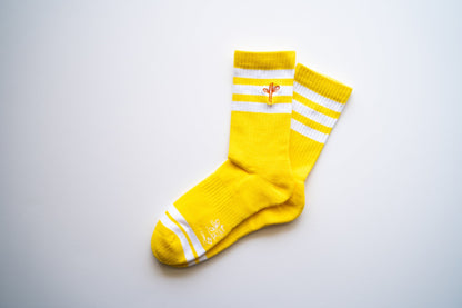Organic Cotton Lite Crew Sock - Sunrise Session