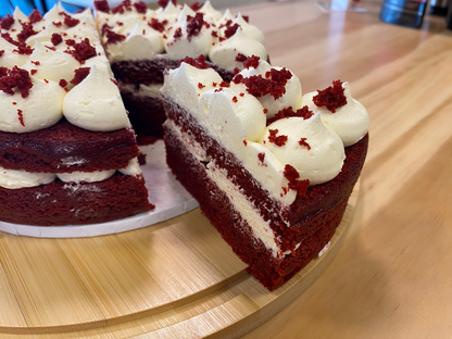 Well Treated NZ Vegan Red Velvet cake is something to make time for a decadent indulgence