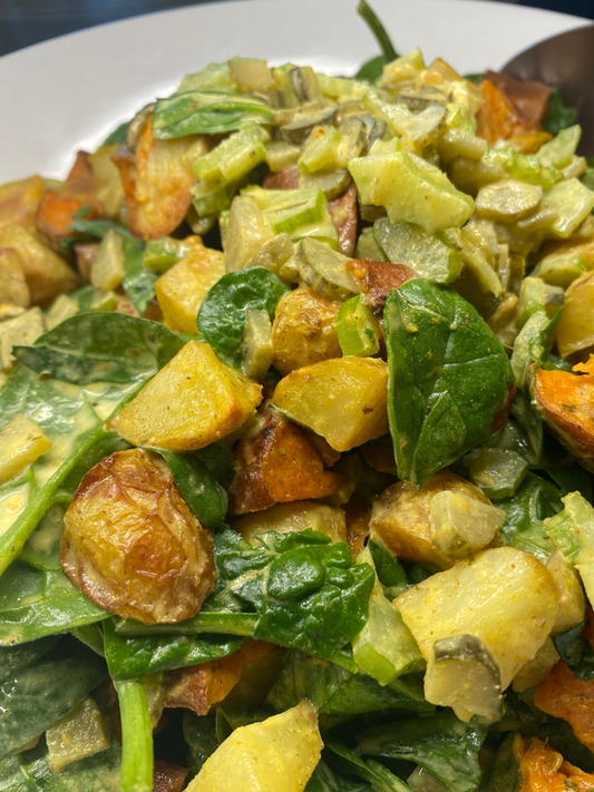 the plantbased cafe's most popular salad, availble in store every day