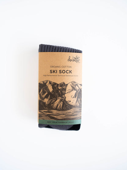 Organic Cotton Ski Sock - Alpine Ascent (Imperfect)