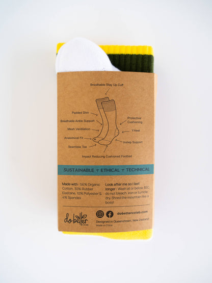 Organic Cotton Ski Sock - Happy Dance