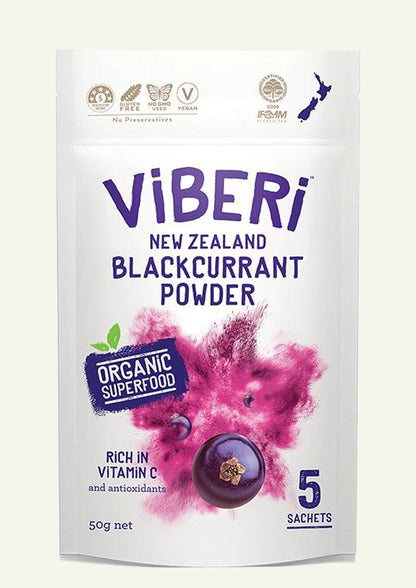 Organic Blackcurrant Powder 50g (5x Sachets)